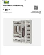 Pax 200x236 kledingkast met lade en mandjes  - 3 delen, Ophalen, 200 cm of meer, Zo goed als nieuw, Ikea