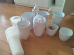 Set zelfbewateringspotten + glazen watergevogeltjes, Huis en Inrichting, Kamerplanten, Ophalen, Overige soorten, Minder dan 100 cm