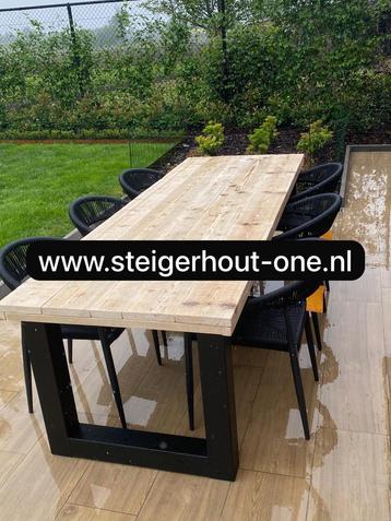 Steigerhout Tuintafel alle maten Gratis Levering Actieprijze beschikbaar voor biedingen
