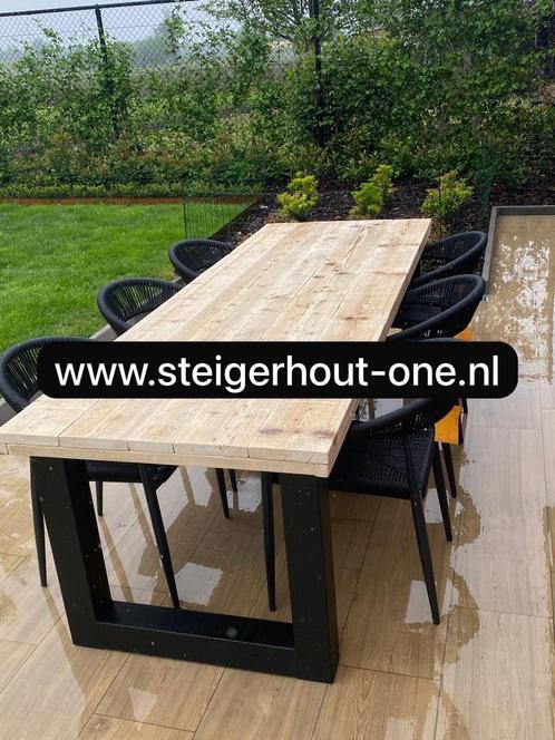 Steigerhout Tuintafel alle maten Gratis Levering Actieprijze, Tuin en Terras, Tuintafels, Nieuw, Rechthoekig, Hout, Ophalen of Verzenden