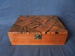 Leuk olijfhouten doosje Israël ca 1975 hxbxd: 4,8x14,9x11,2, Ophalen of Verzenden