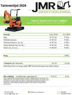 TE HUUR: minigraver / minikraan, Ophalen, Nieuw, Overige soorten, Kubota