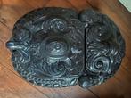Originele stoere gietijzeren “Kikker” voor kolen, Antiek en Kunst, Ophalen of Verzenden