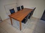 keukentafel met 6 stoelen, Ophalen, Gebruikt, 50 tot 100 cm, Vijf personen of meer