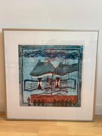 Margo Ellen - Huis aan het water - Ets/Aquatint, Ophalen