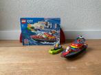 LEGO City 60373 Brandweer Reddingsboot, Ophalen of Verzenden, Zo goed als nieuw
