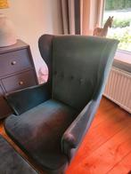 Ikea Groene Fauteuil met Hocker, Huis en Inrichting, Fauteuils, Ophalen, Gebruikt, Vintage, 75 tot 100 cm