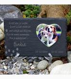 Leistenen Gedenksteen voor hond met Foto op Hart, Ophalen of Verzenden, Nieuw
