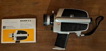 Bauer C3 Super 8 Camera - Vintage met Accessoires beschikbaar voor biedingen