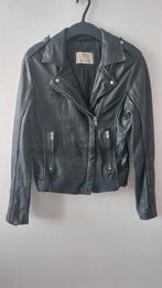 Zara leren biker jacket lange ritsen L, Maat 42/44 (L), Ophalen of Verzenden, Gedragen, Zara