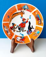 Vintage melamine kinderbordje bowl/Circus/Ornamin, Overige materialen, Gebruikt, Ophalen of Verzenden, Bord(en)
