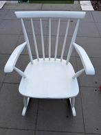schommelstoel, Huis en Inrichting, Stoelen, Ophalen, Gebruikt, Wit, Eén