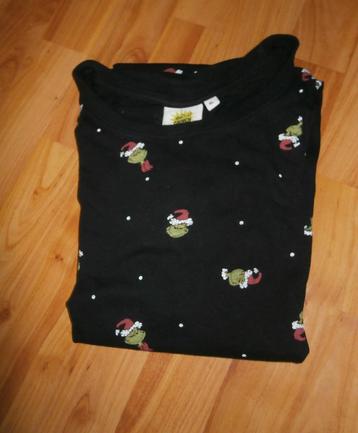 Leuk zwart Kerst T-shirt Grunch Dr. Seuss mt XL in goede st. beschikbaar voor biedingen