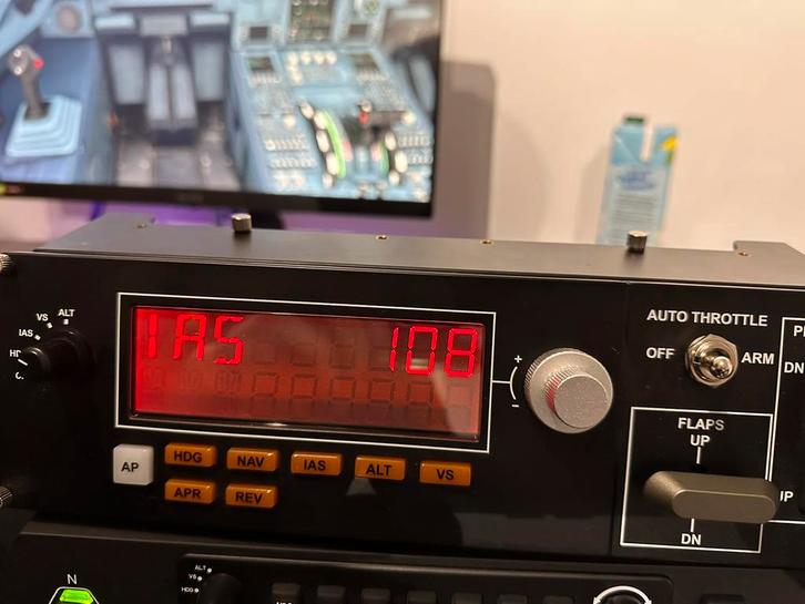 Logitech Pro Flight Autopilot panel voor Flight simulator, Computers en Software, Joysticks, Gebruikt, Verzenden