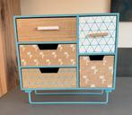 Leuk klein ladekastje voor sieraden of bureau spulletjes !, Ophalen of Verzenden, Gebruikt, Overige houtsoorten