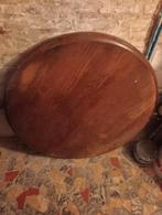Vintage Houten Tafelblad 1m, Ophalen of Verzenden