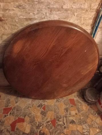 Vintage Houten Tafelblad 1m beschikbaar voor biedingen