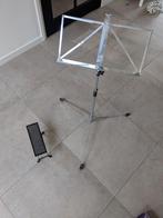 Bladmuziek standaard en voetsteun voor gitaar, Ophalen, Gebruikt, Muziekstandaard, Klarinet