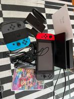 Nintendo Switch, Spelcomputers en Games, Spelcomputers | Nintendo Switch, Met games, Met 2 controllers, Ophalen of Verzenden, Zo goed als nieuw