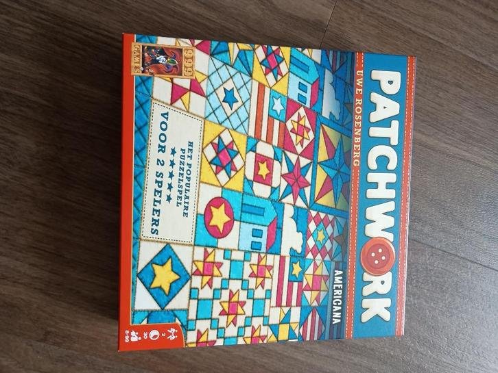 Patchwork (Americana), Hobby en Vrije tijd, Gezelschapsspellen | Bordspellen, Zo goed als nieuw, Een of twee spelers, Ophalen