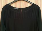 Elegante blouse met transparante netinzet, maat 44., Apanage collection, Zwart, Maat 42/44 (L), Ophalen of Verzenden