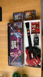Guitar hero playstation 2 met 2 spellen, Spelcomputers en Games, Ophalen of Verzenden, Zo goed als nieuw