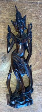 Handgesneden beeld Indonesische / Balinese godin, Antiek en Kunst, Ophalen of Verzenden