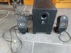 Pc boxen, Computers en Software, Pc speakers, Ophalen of Verzenden, Gebruikt, Audiokanaal 2.1, Logitech