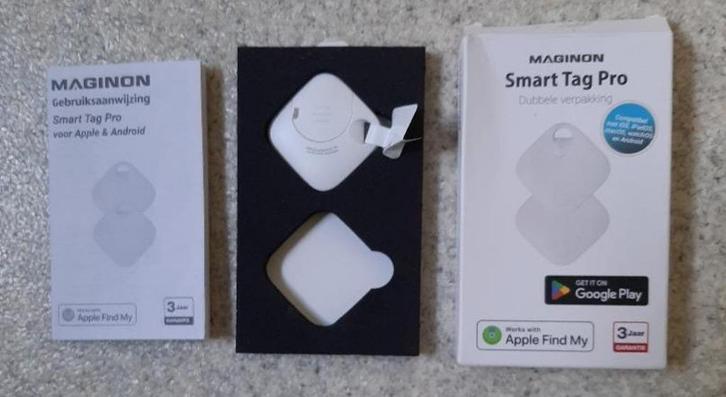 Tracker : Maginon Smart Tag Pro, Sieraden, Tassen en Uiterlijk, Activity trackers, Nieuw, Wit, Ophalen of Verzenden