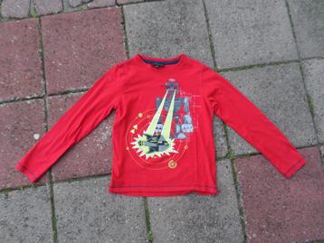 rood shirt met opschrift maat 128 beschikbaar voor biedingen