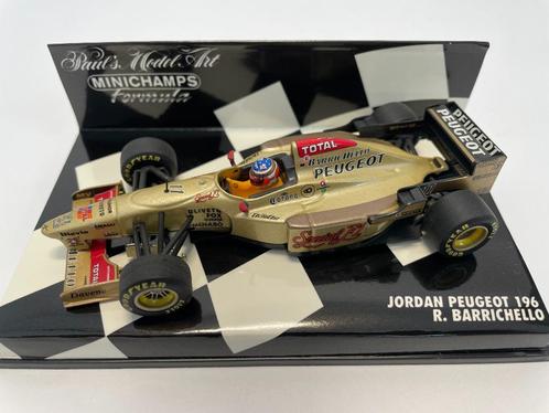 Jordan Peugeot 196 R. Barrichello 1996, Verzamelen, Automerken, Motoren en Formule 1, Zo goed als nieuw, Auto's, Ophalen of Verzenden