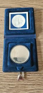 Zilveren 50 gulden proof 1984 Willem van oranje, Koningin Beatrix, Zilver, Ophalen of Verzenden, Losse munt