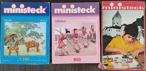 Ministeck paarden, ballerina's, dieren en vintage basisset, Hobby en Vrije tijd, Ministeck, Gebruikt, Box-set, Ophalen