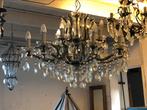 Grote maria theresia kroonluchter, dubbellaags, Ophalen, Gebruikt, Glas, Maria Theresia