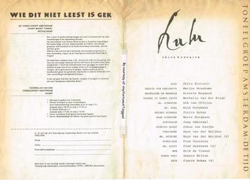 Frank Wedekind:"Lulu" Toneelgroep Amsterdam uit oktober '89 beschikbaar voor biedingen