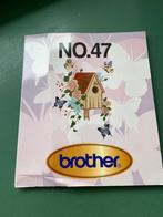 Borduurkaart no 47 Brother vogelhuisje, Hobby en Vrije tijd, Ophalen of Verzenden, Zo goed als nieuw, Borduurmachine