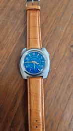 Uniek!  Vintage Swiss Emperor horloge met alarm functie!, Sieraden, Tassen en Uiterlijk, Horloges | Heren, Overige merken, Leer