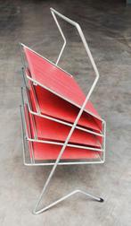 Vintage design lectuurbak / lp-houder | Voss, Huis en Inrichting, Woonaccessoires | Krantenbakken en Lectuurbakken, Gebruikt, .