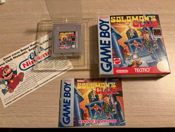 Game Boy - Solomon's Club - Compleet! beschikbaar voor biedingen