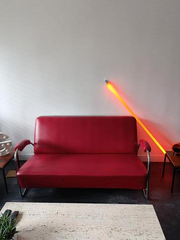 Vintage Dyker 20 fish Sofa by Anton Lorenz beschikbaar voor biedingen