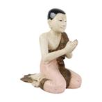 Boeddha Groot Monnik Hout Aziatisch Koninklijk Gewaad 49cm, Huis en Inrichting, Woonaccessoires | Boeddhabeelden, Ophalen of Verzenden