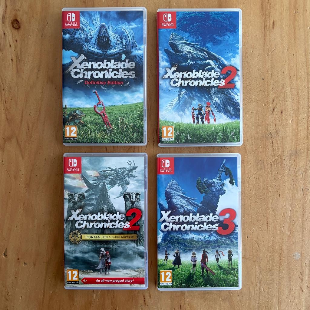4x Xenoblade Chronicles [ Nintendo Switch ], 1 speler, Ophalen of Verzenden, Zo goed als nieuw, Role Playing Game (Rpg)