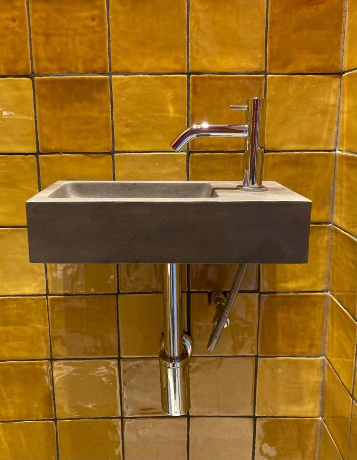 Fonteinset Merk Differnz, Doe-het-zelf en Verbouw, Sanitair, Nieuw, Toilet, Chroom, Ophalen