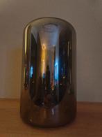 Glazen lampenkap rookglas (fumé), Huis en Inrichting, Lampen | Lampenkappen, Ophalen, Zo goed als nieuw, Rond, Minder dan 25 cm