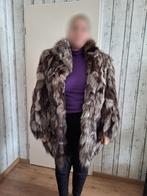 Zachte zilvervos bontjas, maat 42/44, L, Kleding | Dames, Ophalen of Verzenden, Zo goed als nieuw, Maat 42/44 (L), Grijs