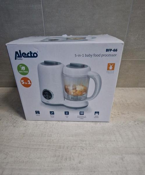 Alecto BFP-66 5 in 1 babyvoeding foodprocessor, Kinderen en Baby's, Babyvoeding en Toebehoren, Zo goed als nieuw, Flessen- of potjesverwarmer