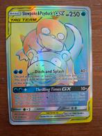 Slowpoke & Psyduck GX TAG TEAM regenboog, Hobby en Vrije tijd, Verzamelkaartspellen | Pokémon, Ophalen of Verzenden, Zo goed als nieuw