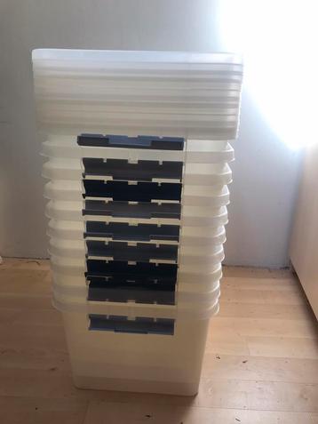 Opberg boxen 10 stuks. 50 euro  beschikbaar voor biedingen