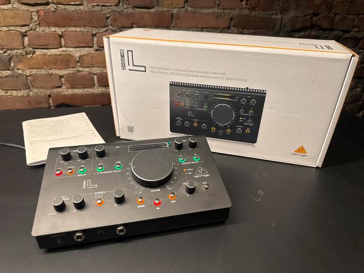 Behringer Studio L - Topstaat!, Muziek en Instrumenten, Mengpanelen, Zo goed als nieuw, Minder dan 5 kanalen, Microfooningang