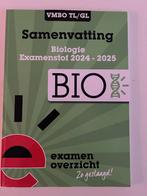 Samenvatting Biologie Examen VMBO TL/GL 2024-2025, Ophalen of Verzenden, Beta, Zo goed als nieuw, MBO
